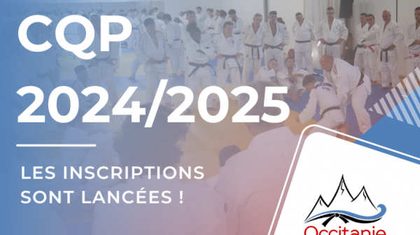 CQP 2024/2025 - Les dossiers sont disponibles !